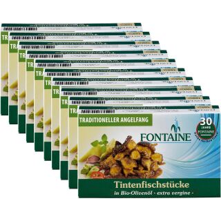 Tintenfischstücke 20x120g in Bio Olivenöl