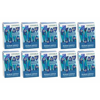 Sardinen naturell 40x120g